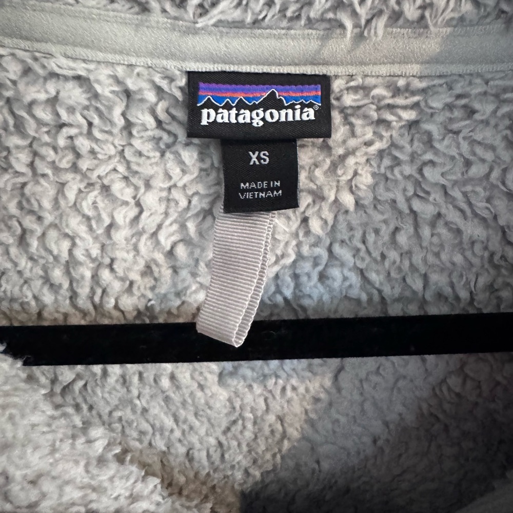 Patagonia Jacket Womens XS Gray Los Gatos Fuzzy 1/4 Quarter Zip Pullover - Picture 6 of 14